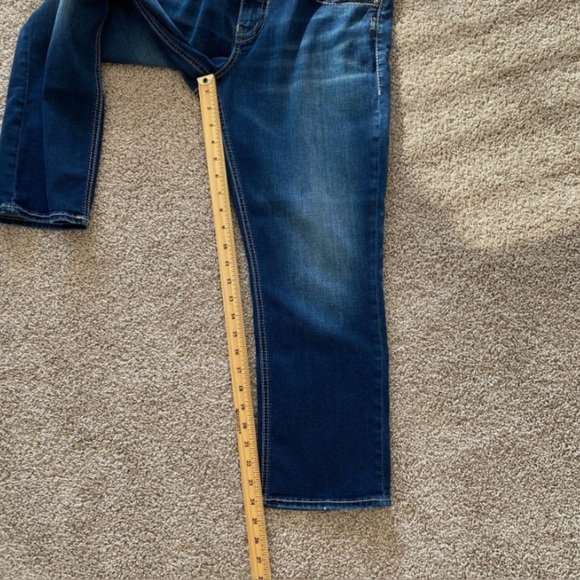 Silver Jeans Elyse Capri Denim Size 29/22.5" Dark Wash - Picture 10 of 12